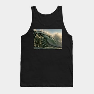 BARRELING RIGHTHAND WAVE DESIGN Tank Top